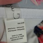 Cupshe  NAVY ROSE FLORAL RUFFLE SW8M BIKINI TOP MEDIUM Photo 8