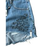 One Teaspoon Crystal Rocks Swarovski Collab Denim Shorts Sz 28 NEW Photo 5