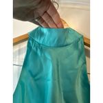 Amanda Uprichard Silk Halter Asymmetric Ruffle Dress Moana Blue Size S Photo 5