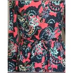 Roxy  Womens Dress XS Wrap Beach Hawaiian Vacation Travel Tropical Y2k 90s Resort Photo 6