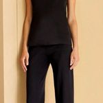 Misook Exclusively Black Wide Leg Knit Pant Elastic Waist size 1X Photo 2