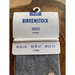 Birkenstock NWT Gray Crew Socks Photo 5