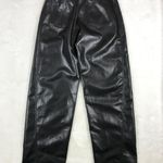 Denim Forum Aritzia The Farrah Faux Leather Pants 25 Black Photo 11