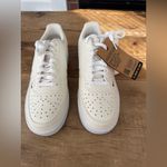 Nike NEW IN BOX Women’s  Court Vision Lo NN low ~ white/pale-ivory-black ~ 10 Photo 4