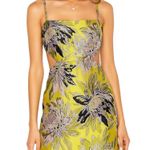 Camila Coelho  Sukie Cutout Mini Dress, Yellow Floral, XS Photo 0