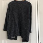 ZARA Lightweight Sweater Cardigan Coat Size Small Dark Grey Photo 6