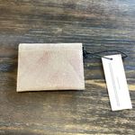 Aimee Kestenberg  Zest Card Case in Petal Blush Metallic Suede NWT Photo 1