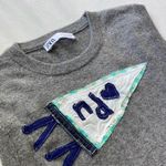 Notre Dame green blue gray white gingham pennant sweater vest Photo 3