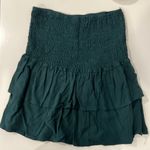 Wild Fable  Green Mini Ruffle Skirt Photo 1