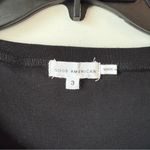 Good American  Ruched Sides Tank‎ Dress Black L Photo 3
