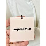 superdown NWT  Gianna Strapless Sweetheart Thong Bodysuit White Women's Size S Photo 4