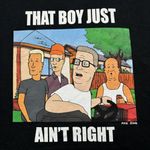 Urban Outfitters King of the Hill Hank Hill Graphic Tee – 'That Boy Ain’t Right' TV Meme Shirt XXL Photo 0