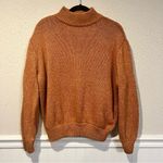 Aerie  Earthy Warm Rust Mock Neck Sweater size medium Photo 8