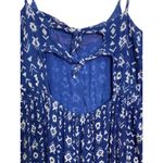 KIWI & PUNCH Blue Neon Embroidered Romper Casual‎ Elastic Large Tie Back Photo 6