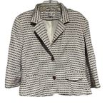 Worthington Women's Blazer Jacket Long Sleeve Buttons Shoulder Pads Size XL Photo 2