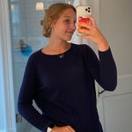 Vince Crewneck Navy Sweater Photo 1