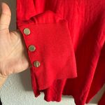 JM Collection  Vibrant Red Crew Neck Sweater Size XL Photo 2