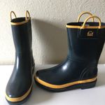 Women’s Black Rain Boots Size 7 Photo 0