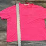 Alice + Olivia  Jeans Women Round Neck Short Sleeved Top PINK Small msrp$135 #165 Photo 8