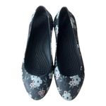 Crocs Kade Black Tropical Floral Ballet Flat Shoes Size 5 Sienna Comfort Women Photo 6