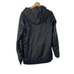 Burton Snow Jacket Dryride White Collection Faux Leather Sleeves Photo 3