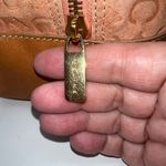 CELINE Céline Suede Leather Boston Travel Bag Pink Photo 5