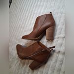 Circus by Sam Edelman  Womens Blythe Faux Leather Stacked Booties Shoes Photo 10