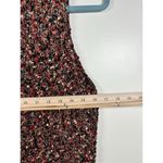 Austin Reed Sleeveless Sweater Rag Knit Top L Red Holiday's Silk Blend Size L Photo 3