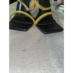 Women's Cape Robin Heels Black Gold Size 9 Photo 2