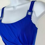 MiracleSuit  Lisa Jane Electric Blue One Piece Swim Size 8 Swimsuit Photo 5