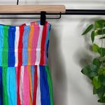 Loft Beach Petite Halter Maxi Swimsuit Coverup Pocket Dress Rainbow size XXSP Photo 8