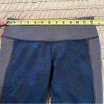 Lululemon  Wunder Under Crop Leggings Sashiko Cross Inkwell Rugged Blue 4 W6C87S Photo 6
