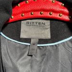 Bitten Sarah Jessica Parker Black Wool Blend Long Coat Womens M Lined SEE Size M Photo 2