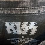 KISS Distressed Graphic Cropped Tee Black Photo 3