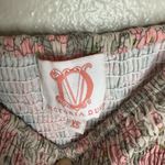 Victoria Dunn Pink floral puff sleeve dress size xs Photo 1