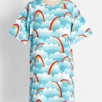 Modcloth On Cloud Mine! Rainbow T-Shirt Mini Dress Photo 0