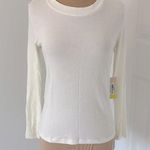 Summersalt  The Ribbed Long Sleeve Tee White Photo 0