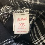 Romwe Black and White Plaid  Dress Photo 2