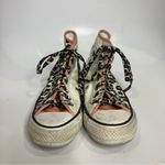 Converse all star animal print color block hightop sneakers women’s size 5 Photo 1
