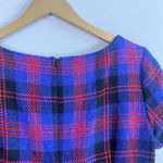 L.L.Bean Signature Tartan Plaid Wool Blend Dress Photo 8