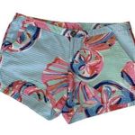Lilly Pulitzer Shorts Sz 2 Short Sand Dollar Shells Preppy Beach Coastal Girl Photo 0