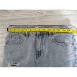Pac Sun Blue Denim Skirt Size 26 Waist Distressed Women's Photo 4