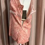 Merona Pink lace babydoll top sleeveless top Photo 2