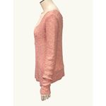CCC Elegant Modern Vintage Pink Long Sleeve Knit Sweater Lace Detail V Neckline Size undefined Photo 1