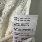 Free People Have My Heart Tank Corset Top Cropped White Lace Button-Up Crop Spaghetti Strap Photo 14