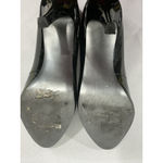 Tahari Womans  Lolly 8 M Black Patent Leather Slip On Heel Pumps Photo 7