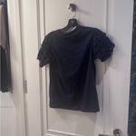 Rebecca Taylor Navy Blue Ruffle Sleeve Top Photo 3