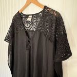 Merona Women’s Black Lace Swimsuit Cover-Up Size Small Photo 2