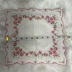 1944. Retro Vintage White With Pink Florals Photo 1