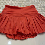 Women’s Coral Pleated Goldhinge Skirt Red Size XS Photo 0